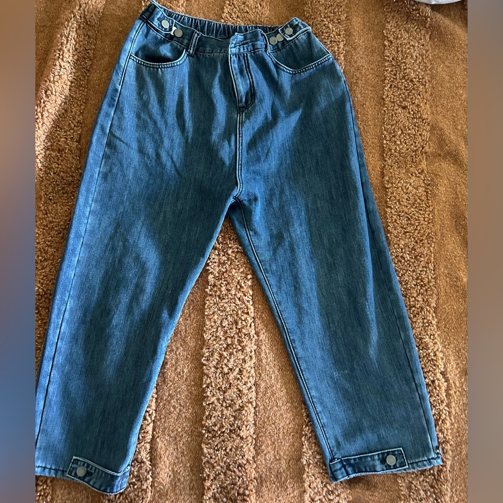 Fleece lined jeans size 14. EUC with adjustable waist and ankles!!!